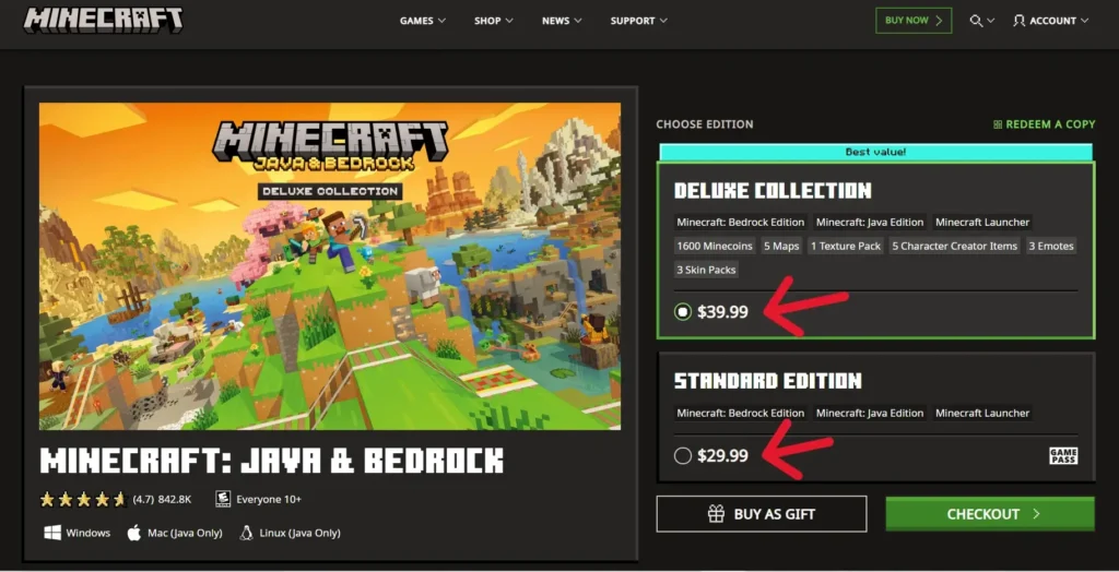 Minecraft For PC Bedrock Edition