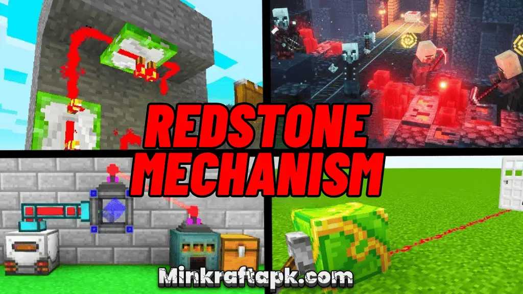 Red Stone Mechanism In Pocket Edition